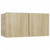 4 Piece TV Cabinet Set Sonoma Oak Engineered Wood 3078993