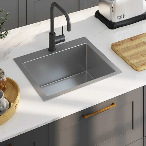 Handmade Kitchen Sink Stainless Steel 51508