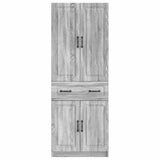 Cabinet Set 2 pcs Grey Sonoma Engineered Wood 3416994