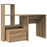 Desk Artisan Oak 131.5 x 50 x 106.5 cm Engineered Wood 3337272