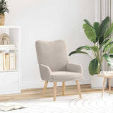 Armchair Light Grey 63 x 67 x 94 cm Fabric 42001789