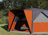Cabin Tent 6-Person Grey and Orange 425 x 396 x 222 cm 42004025