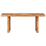 ZNTS Dining Table 180x90x75 cm Solid Acacia Wood 247491