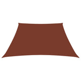 Sunshade Sail Oxford Fabric Trapezium 2/4x3 m Terracotta 135406