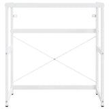 Bathroom Washbasin Frame White 79x38x83 cm Iron 338498