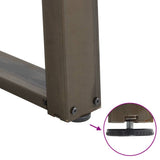 Coffee Table Legs U-Shaped 2 pcs Natural Steel 40x cm Steel 4012743