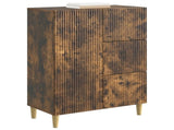 Sideboard Smoked Oak 66 x 34.5 x 90 cm Engineered Wood 894630
