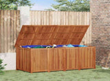 Garden Storage Box 200x80x75 cm Solid Wood Acacia 319709