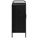 Sideboard Black Oak 40 x 33 x 80.5 cm Engineered Wood 8013782