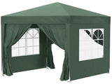 2 x 2 m Garden Pop Up Gazebo, Wedding Party Tent Marquee, Water Resistant Awning Canopy with T3398P310353