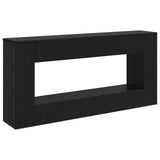 Console Table Striped Black 155 x 29 x 74 cm Engineered Wood 899887