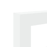 Fireplace Surround White 81x18x82 cm Engineered Wood 854598
