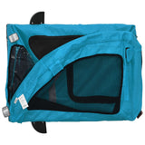 Pet Bike Trailer Blue Oxford Fabric and Iron 93988