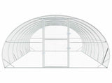 Chicken Coop Silver 800 x 300 x 200 cm Galvanised Steel 3434693