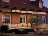 Manual Awning Frame with LEDs 3.5 x 2.5 m 3420821