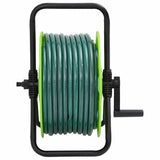 Free Standing Green Hose Reel with Hose Fitting Set 0.75" 20 m PVC 3281520