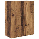 Highboard with Drawer 2 pcs Old Wood Engineered Wood and Glass 3415750