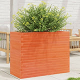 Garden Planter Wax Brown 90x40x68.5 cm Solid Wood Pine 3282491