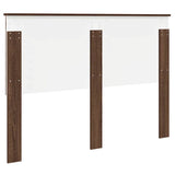 Headboard with Headboard Brown Oak 140 cm Engineered wood 887766