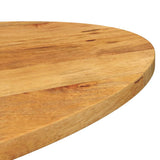 ZNTS Table Top 100x40x2.5 cm Oval Solid Wood Mango 370860