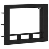 TV Cabinet Black oak 152 x 22 x 113 cm Engineered wood 861999