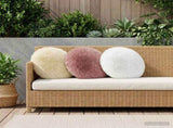 Cushion with Pillow HEERLEN 6 pcs White PV Fleece 929548