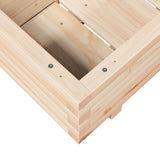 Garden Planter 70x40x26.5 cm Solid Wood Pine 847328