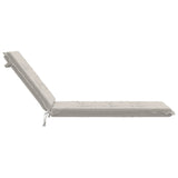 Sunlounger Cushion GEMERT 100% Polyester White 190 x 60 x 9 cm 947372