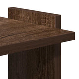 Bookcase 3-Tier Brown Oak 60x30x120 cm Engineered Wood 860271