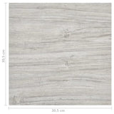 Self-adhesive Flooring Planks 55 pcs PVC 5.11 m Light Grey 324661