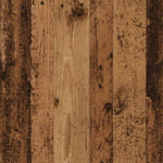 ZNTS Plant Stands 2 pcs Old Wood 30x30x60 cm Engineered Wood 3307862