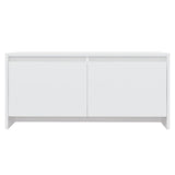 Coffee Table White 90x50x41.5 cm Engineered Wood 809818