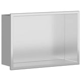 Shower Niche Silver 30 x 20 x 9.5 cm Stainless Steel 42012662