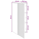 Wall-Mounted Cabinet Concrete Grey 33 x 34.5 x 90 cm 898418
