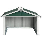 Garden Robot Lawnmower Shed 92x97x63 cm Galvanised Steel Green 150907