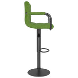 Bar Stools 2 pcs Light Green Velvet 334661