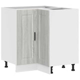 Kitchen Corner Base Cabinet Porto Grey Sonoma Engineered Wood 853993