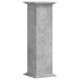 Plant Stand Concrete Grey 33x33x100 cm Engineered Wood 852981