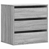 Corner Chest of Drawers Grey Sonoma 60x41x58 cm Engineered Wood 852848