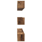 TV Cabinet Set Wall-mounted 8 pcs Old Wood Engineered Wood 3393165