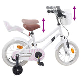 Kids Bike 16 Inches for 4-6 Years Old White 42009231