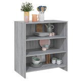 Sideboard Grey Sonoma 70x40,5x75 cm Engineered Wood 813009