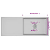 Handmade Kitchen Sink Stainless Steel 51526