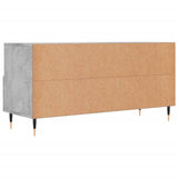 TV Cabinet Concrete Grey 102x36x50 cm Engineered Wood 829016