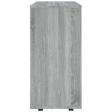 Rolling Cabinet Grey Sonoma 60x35x75 cm Engineered Wood 815967