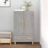 Highboard Concrete Grey 70x31x115 cm Engineered Wood 812568