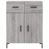 Highboard Grey Sonoma 69.5x34x180 cm Engineered Wood 3200519
