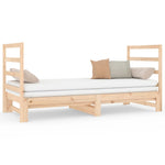 ZNTS Pull-out Day Bed without Mattress 2x cm 3124762