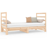 ZNTS Pull-out Day Bed without Mattress 2x cm 3124762