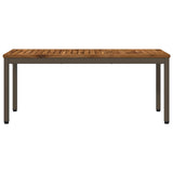 Garden Bench 108.5 x 35 x 45 cm Solid Acacia Wood Rectangular 901297